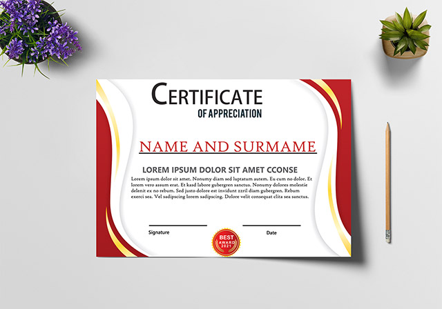 Detail Template Certificate Cdr Nomer 4