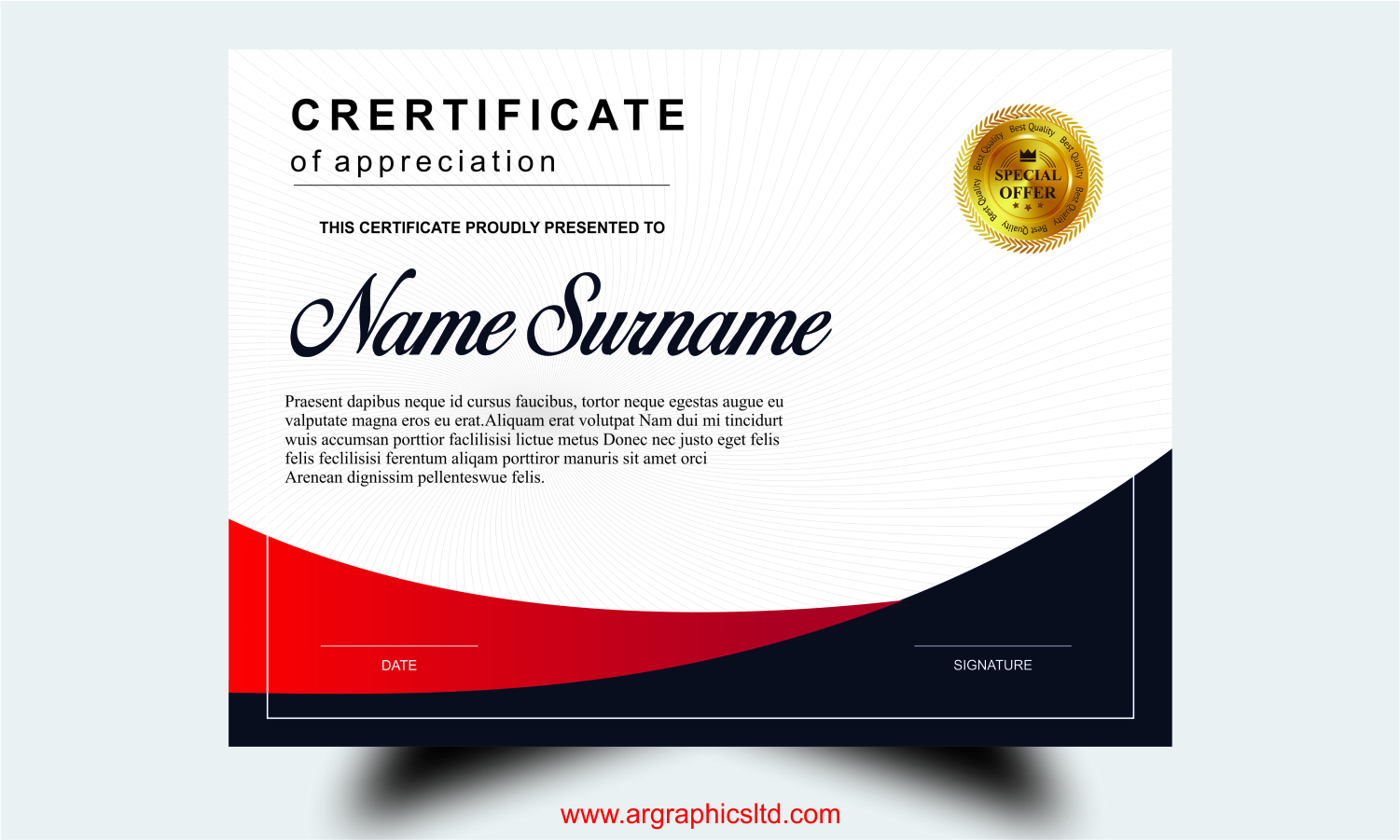 Detail Template Certificate Cdr Nomer 8