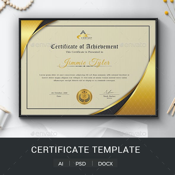 Detail Template Certificate Docx Nomer 22