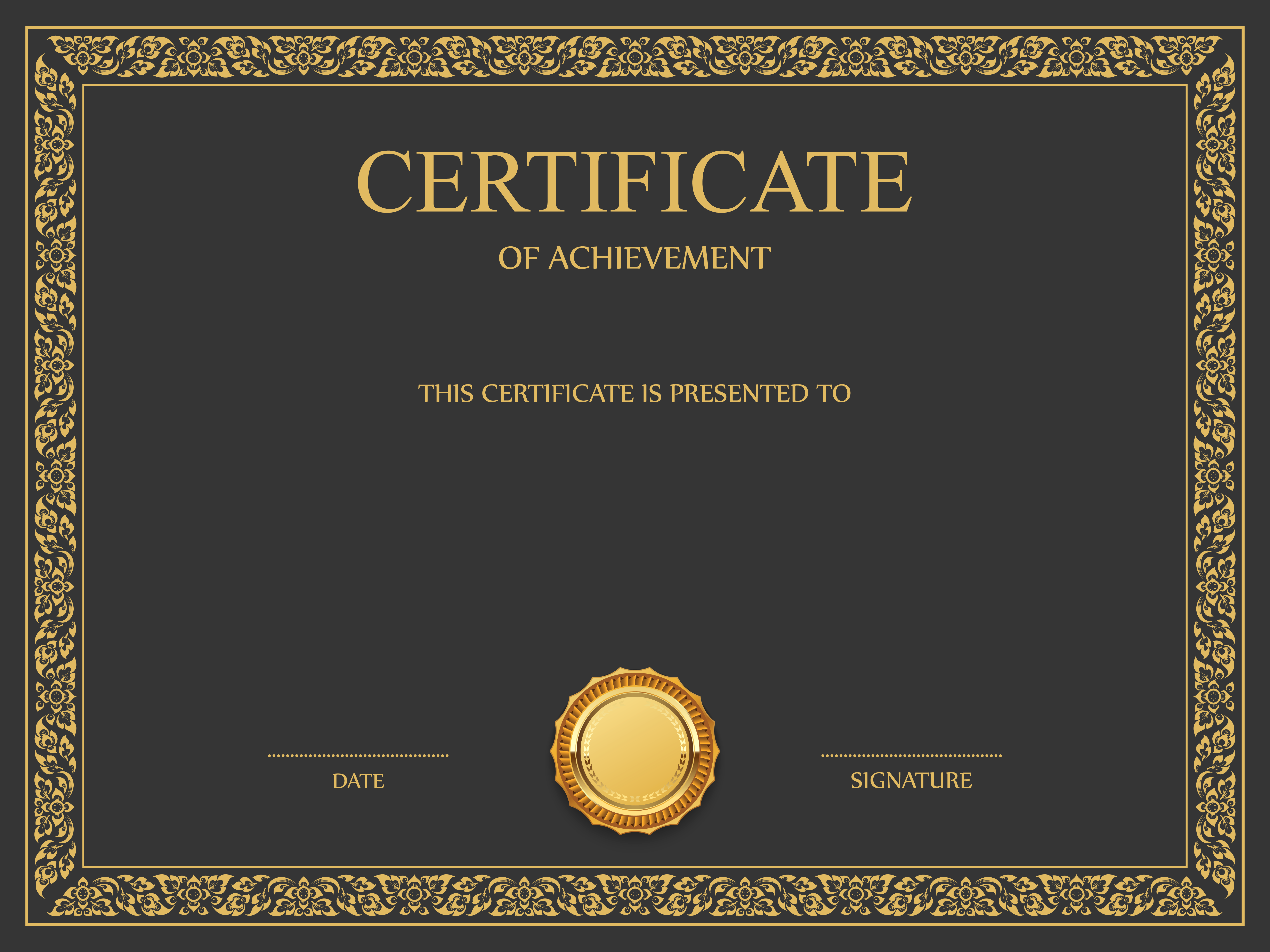 Detail Template Certificate Png Nomer 2