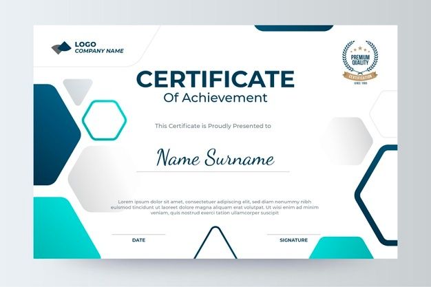 Detail Template Certificate Vector Nomer 48