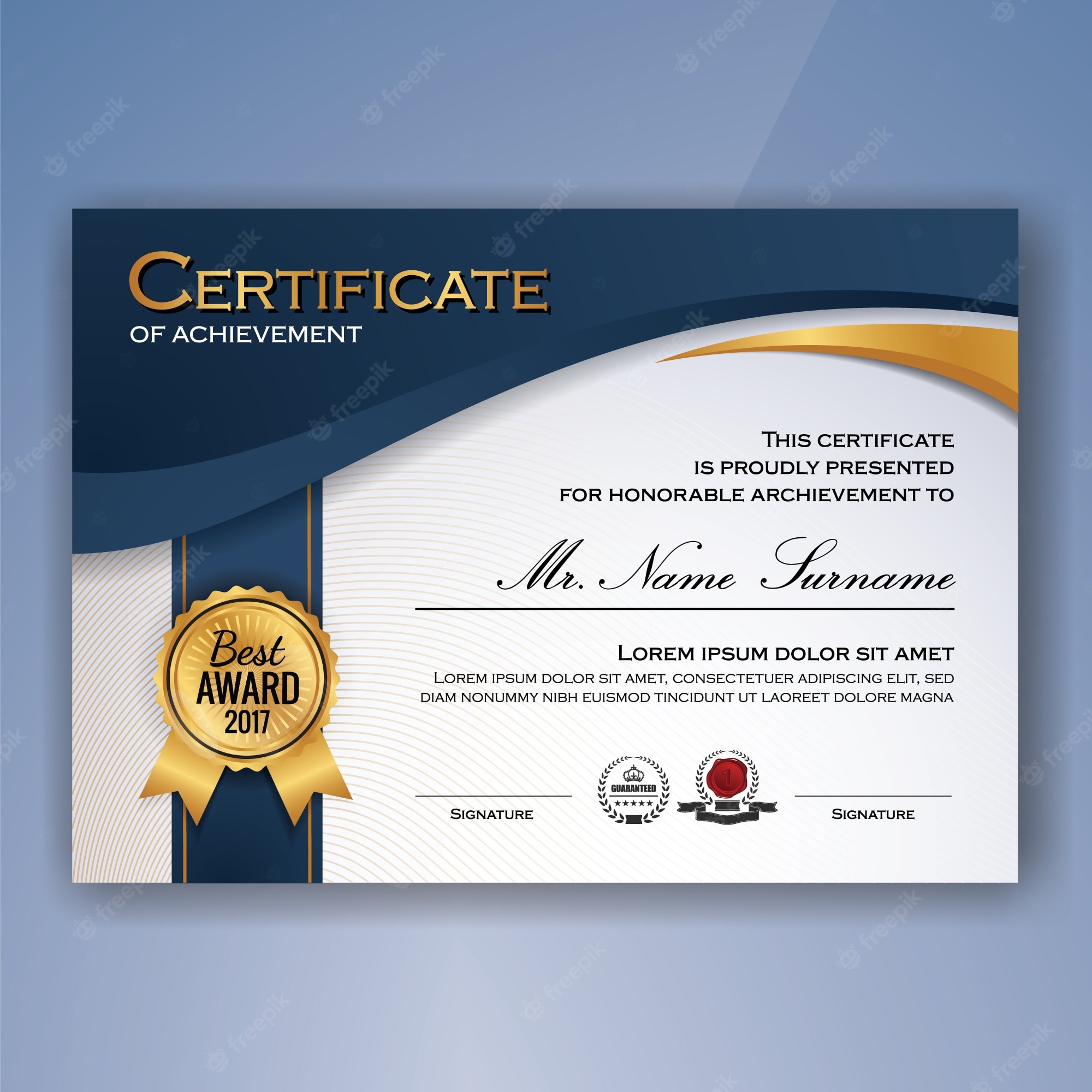 Detail Template Certificate Vector Nomer 56