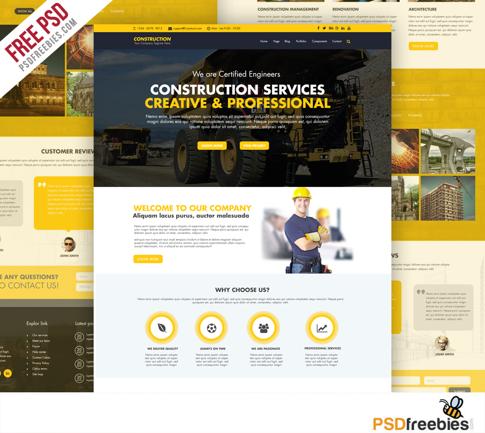 Detail Template Construction Company Nomer 7