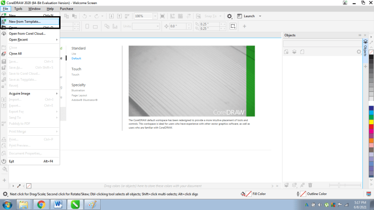 Detail Template Corel Draw Nomer 22