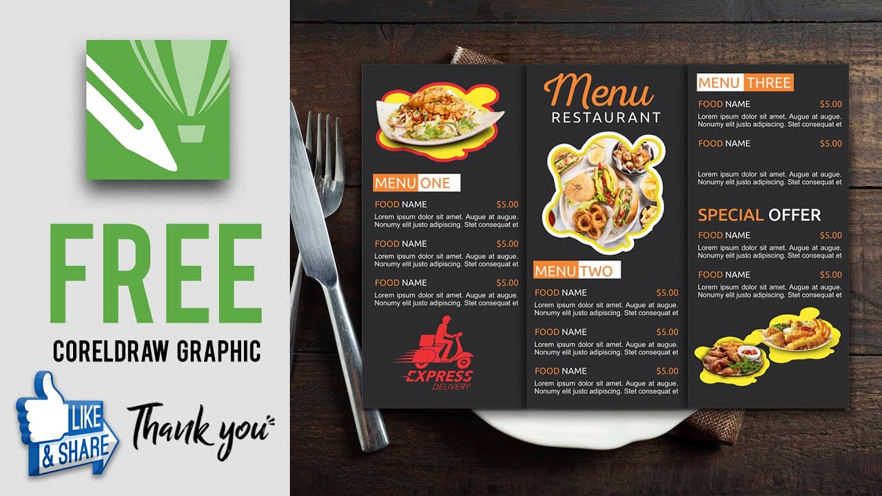 Detail Template Corel Draw Nomer 32
