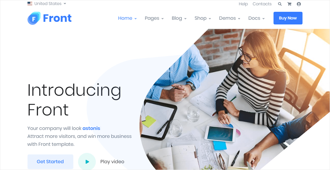 Detail Template Corporate Wordpress Nomer 27