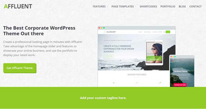 Detail Template Corporate Wordpress Nomer 55