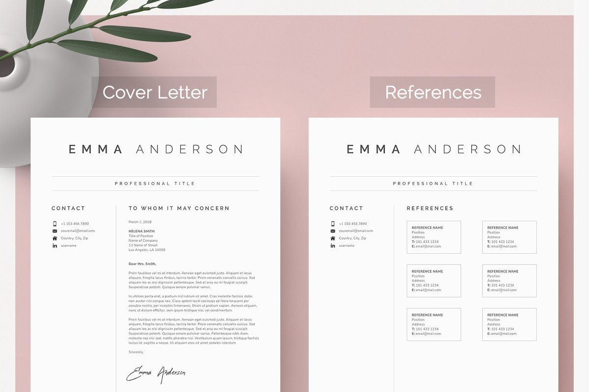 Detail Template Cover Letter Design Nomer 12