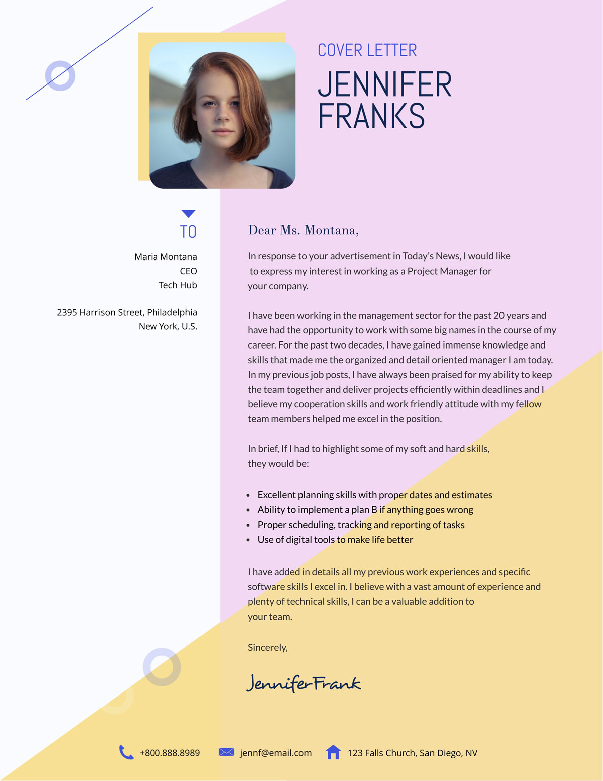 Detail Template Cover Letter Design Nomer 20