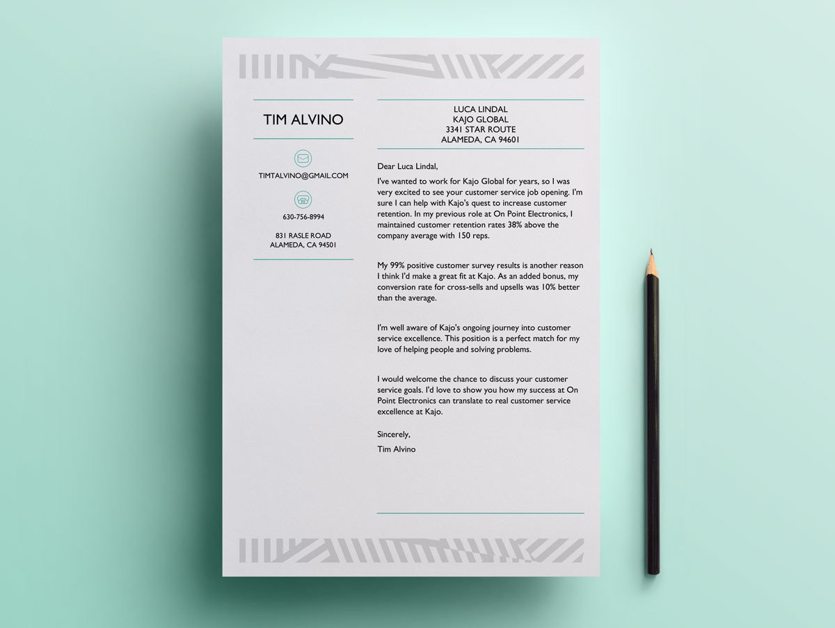 Detail Template Cover Letter Design Nomer 24