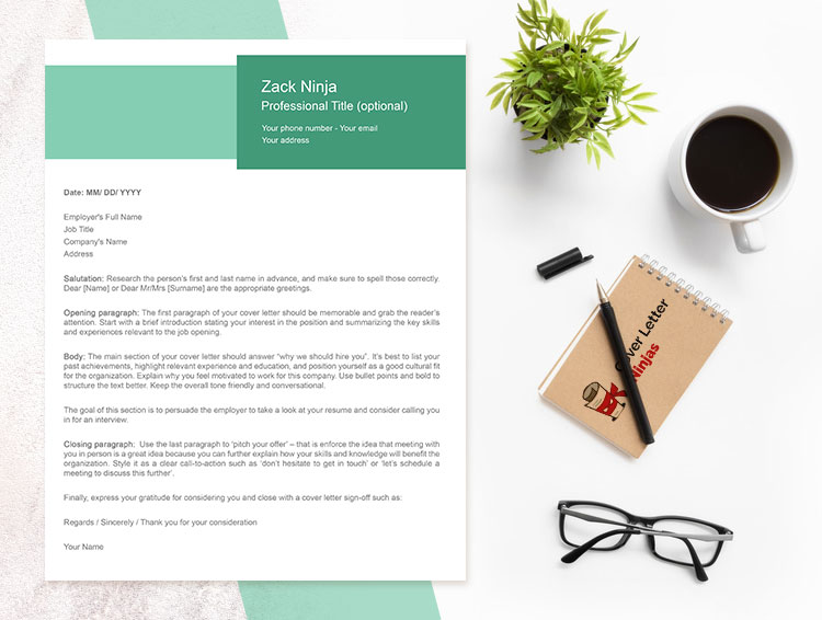 Detail Template Cover Letter Design Nomer 39