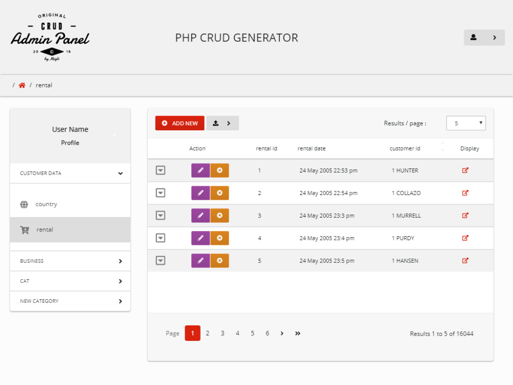 Detail Template Crud Bootstrap Free Nomer 15