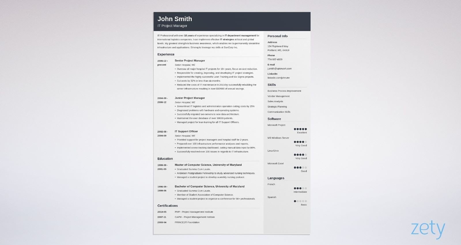 Detail Template Cv 2020 Nomer 10