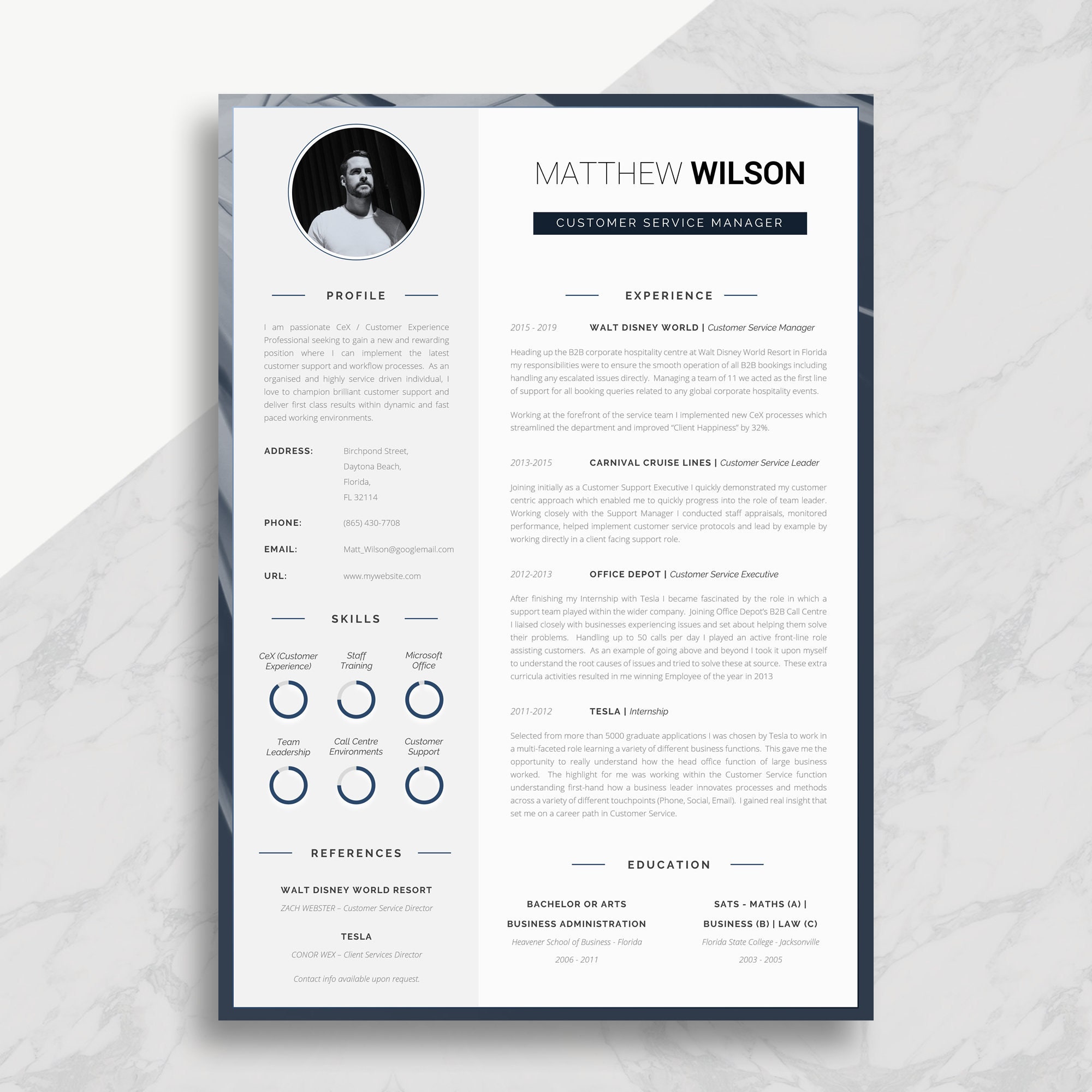 Detail Template Cv Doc Nomer 22