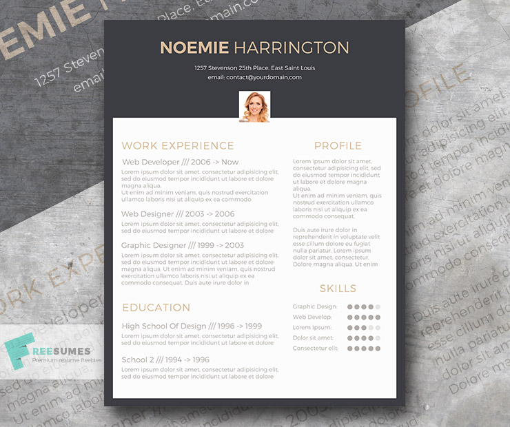 Detail Template Cv Elegant Nomer 15
