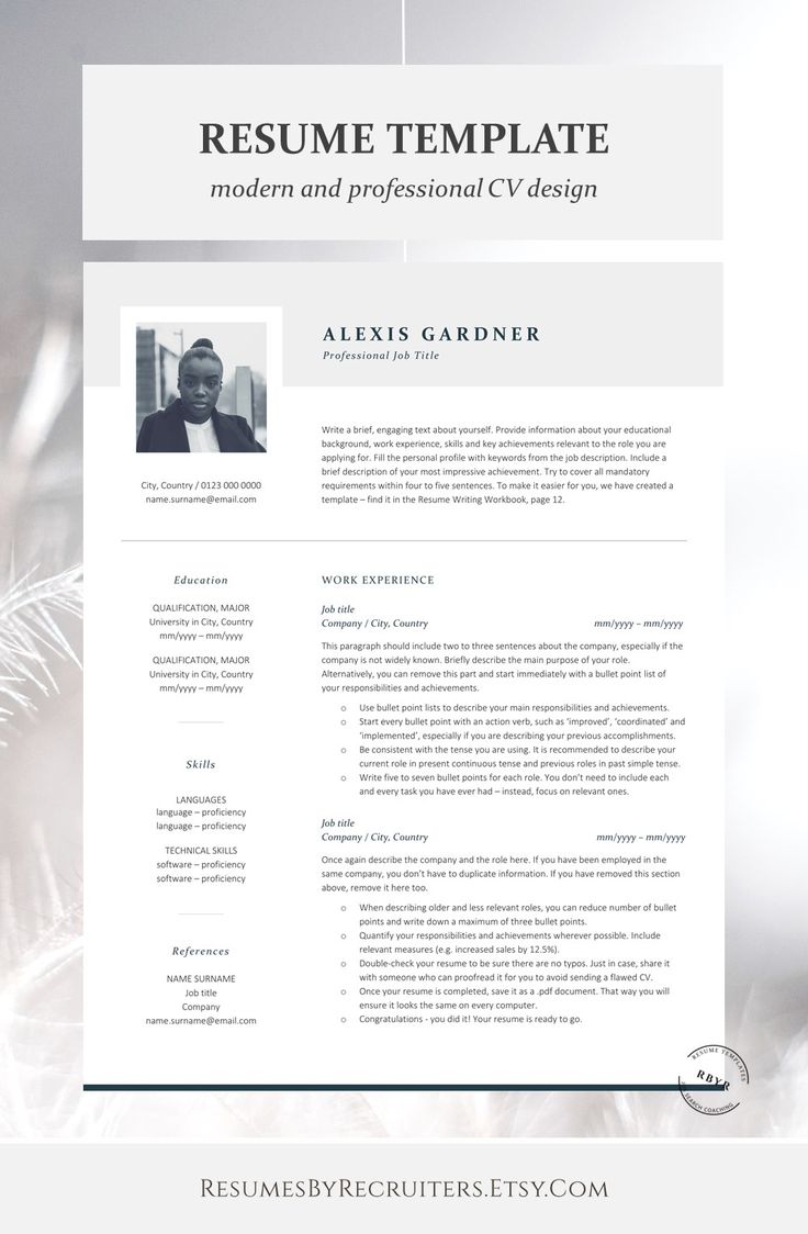 Detail Template Cv Elegant Nomer 20