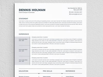 Detail Template Cv Elegant Nomer 47