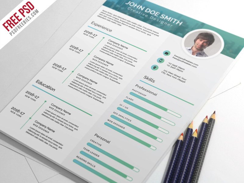 Detail Template Cv Elegant Nomer 48
