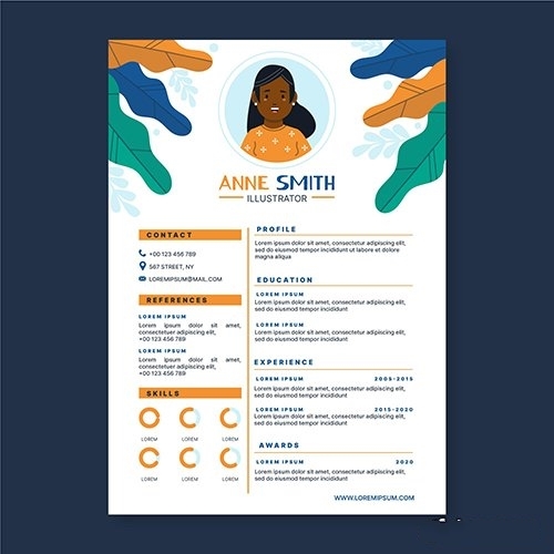 Detail Template Cv Format Cdr Nomer 37