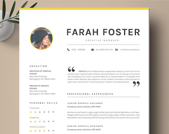 Detail Template Cv Fresh Graduate Word Nomer 44