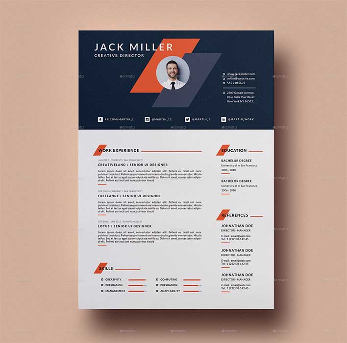 Detail Template Cv Keren Nomer 13