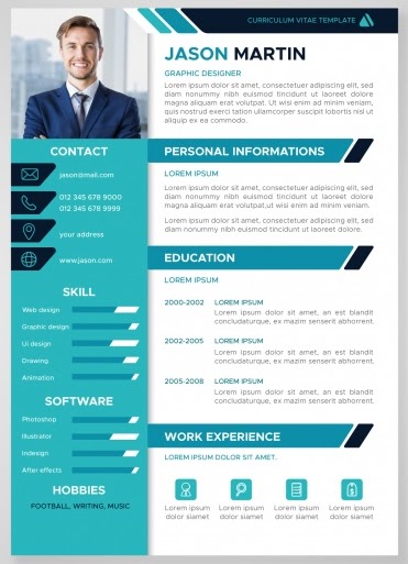 Detail Template Cv Keren Nomer 25