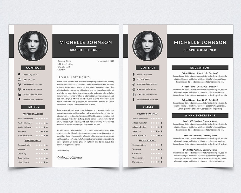 Detail Template Cv Photoshop Nomer 34