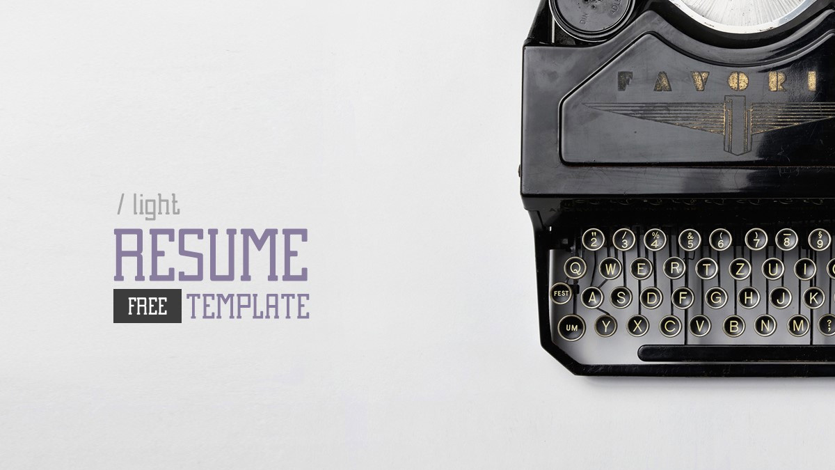 Detail Template Cv Powerpoint Gratis Nomer 32