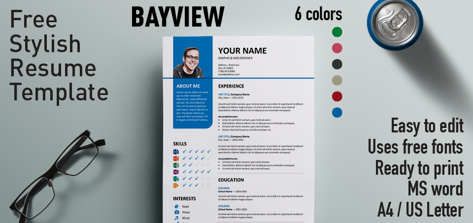 Detail Template Cv Powerpoint Gratis Nomer 41