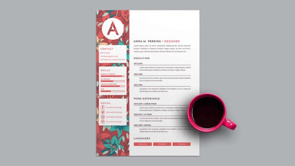 Detail Template Cv Powerpoint Gratis Nomer 47