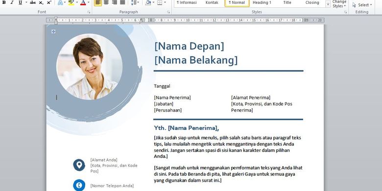 Detail Template Cv Sederhana Nomer 17