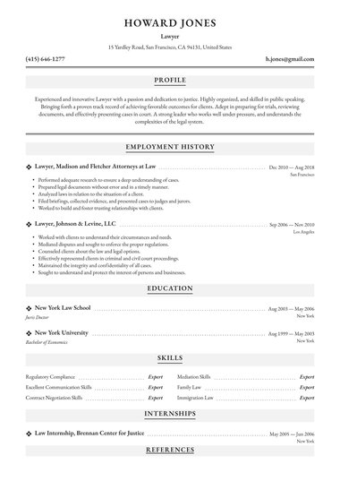 Detail Template Cv Simple Nomer 4