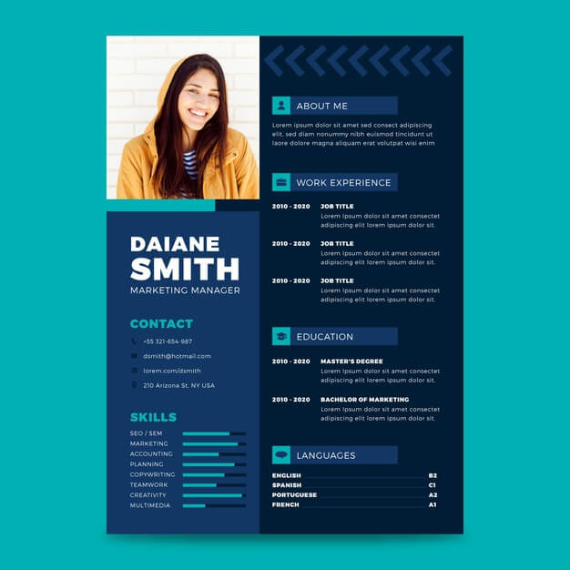 Detail Template Cv Terbaik Nomer 16