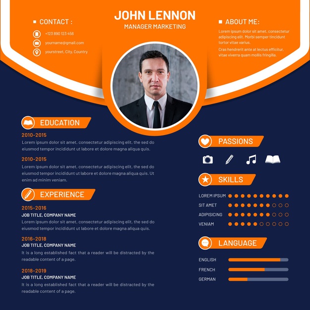 Detail Template Cv Terbaik Nomer 45