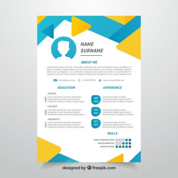 Detail Template Cv Unik Nomer 3