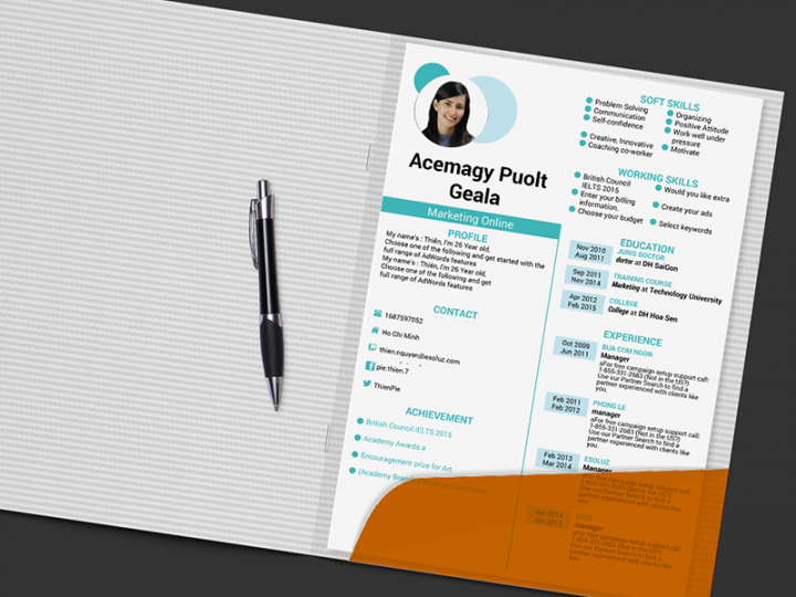 Detail Template Cv Unik Nomer 22