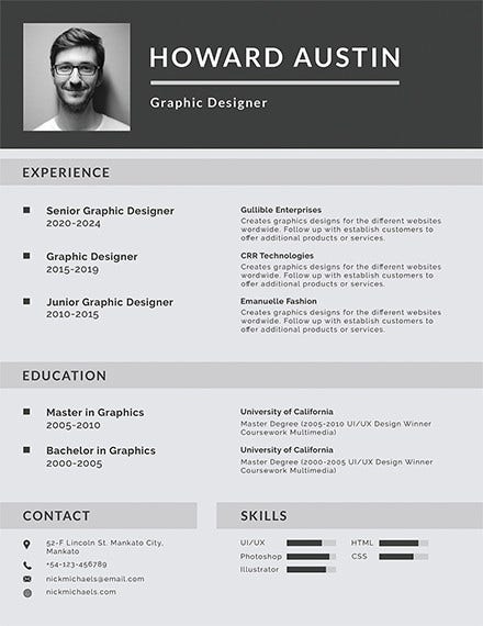 Detail Template Cv Word Simple Nomer 44