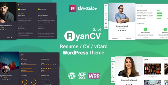 Detail Template Cv Wordpress Nomer 30