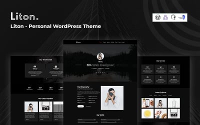 Detail Template Cv Wordpress Nomer 50