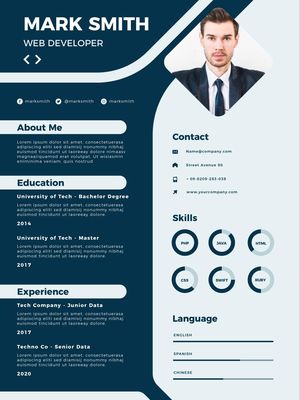 Detail Template Cv Yang Menarik Nomer 11