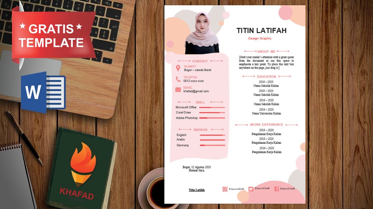 Detail Template Cv Yang Menarik Nomer 14