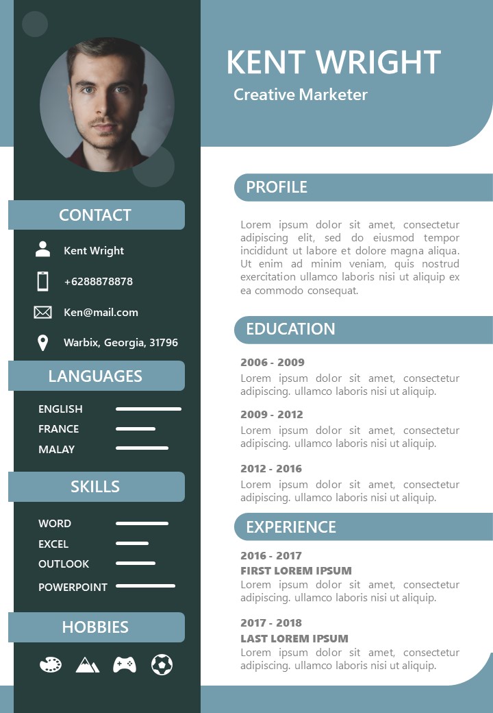 Detail Template Cv Yang Menarik Nomer 15