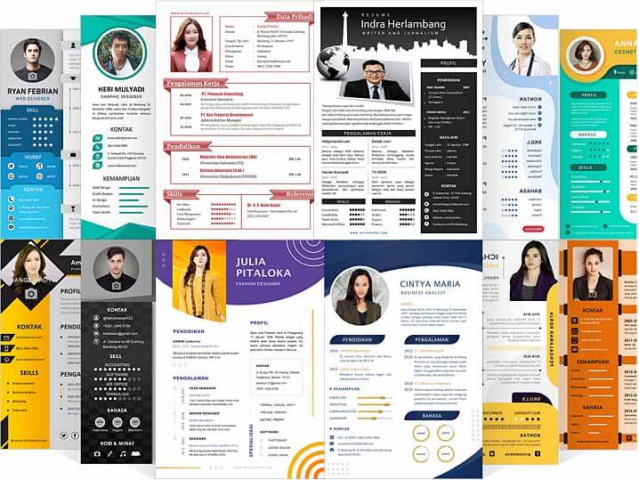Detail Template Cv Yang Menarik Nomer 27