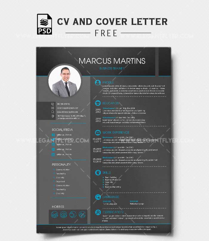 Detail Template Cv Yang Menarik Nomer 34