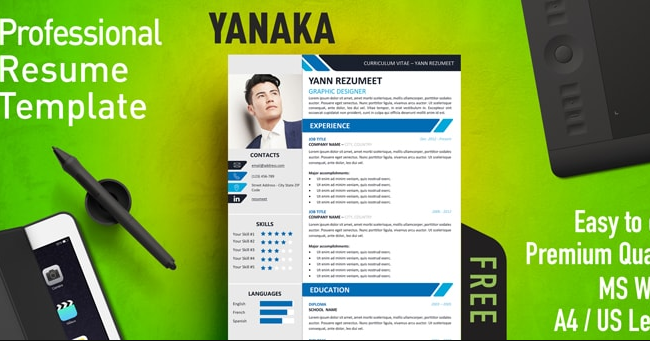 Detail Template Cv Yang Menarik Nomer 37