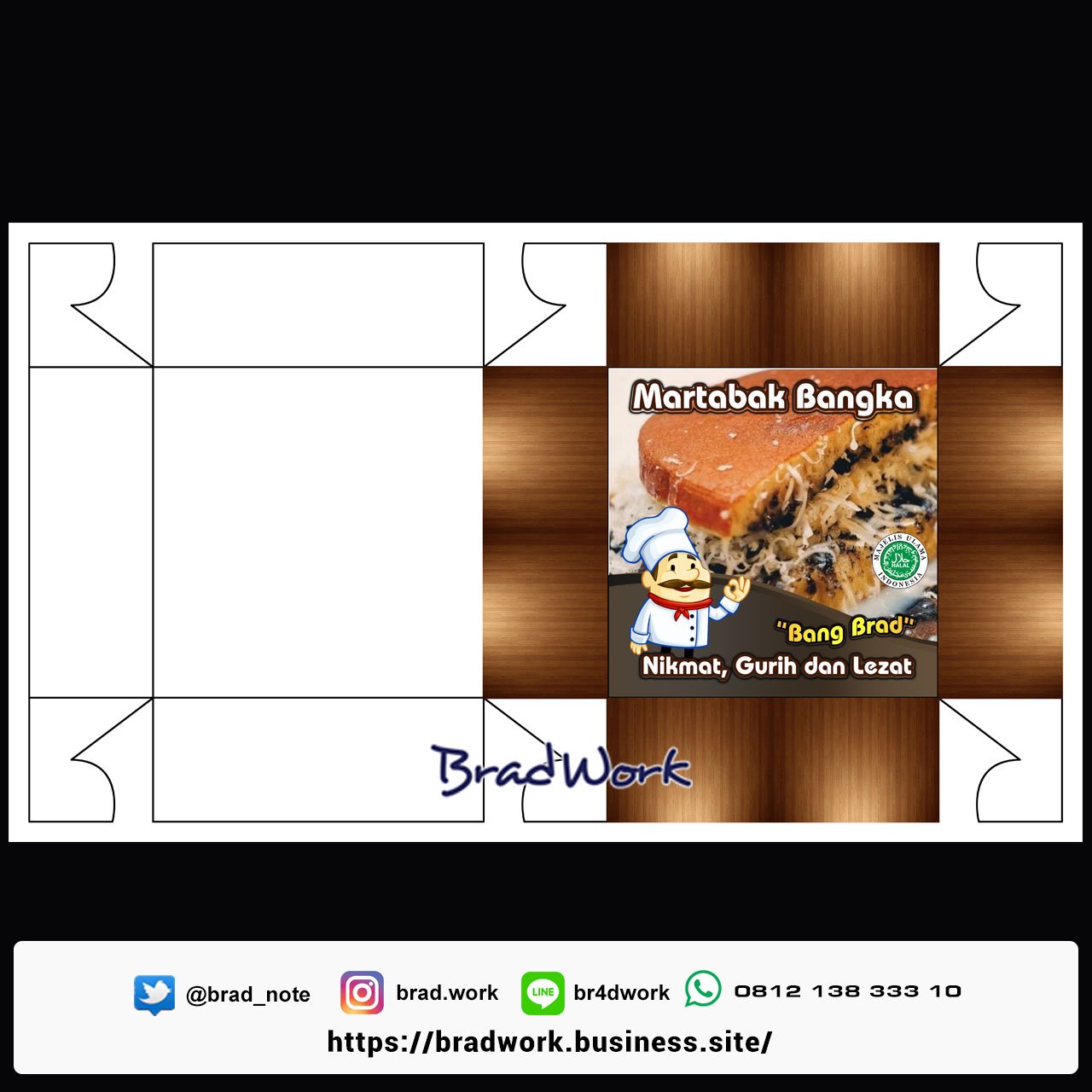 Detail Template Desain Box Makanan Nomer 43