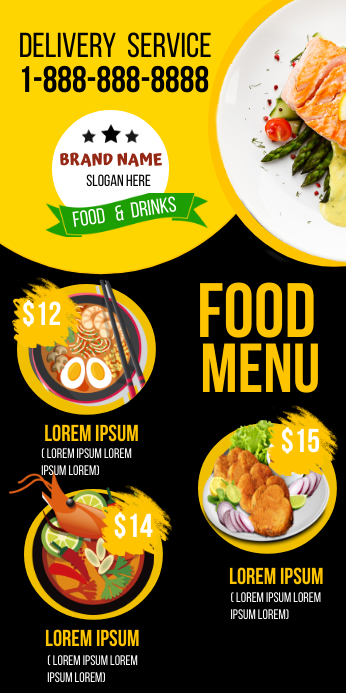 Template Desain Menu Makanan - KibrisPDR