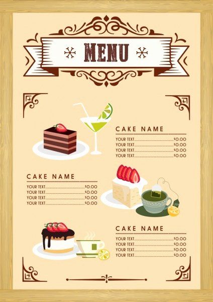 Detail Template Desain Menu Makanan Nomer 13