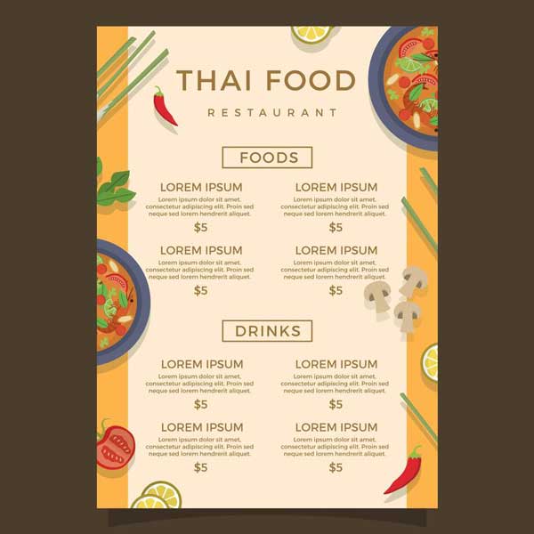 Detail Template Desain Menu Makanan Nomer 18