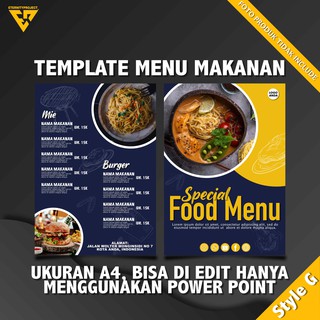 Detail Template Desain Menu Makanan Nomer 22